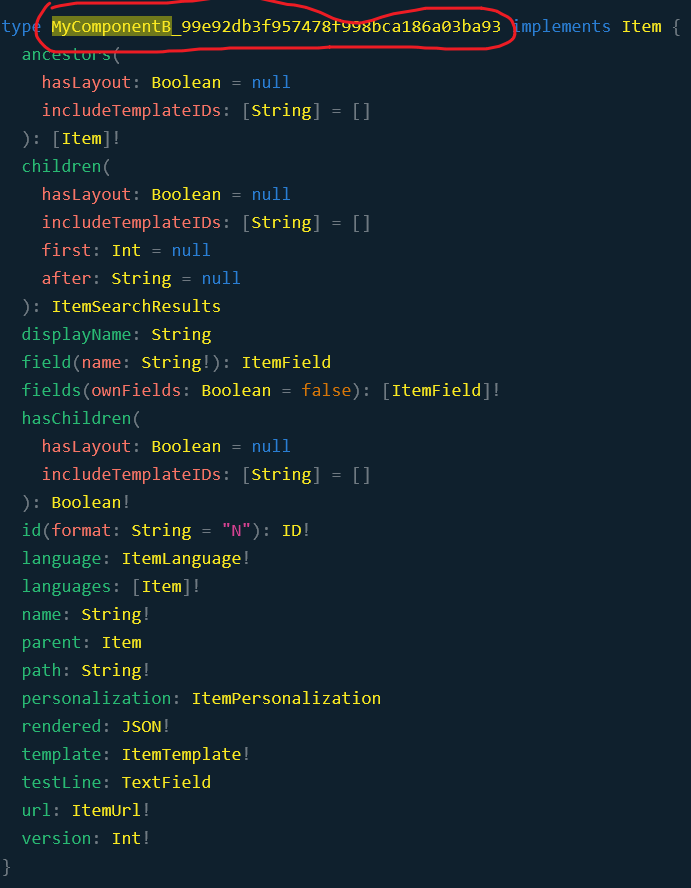 Sitecore template builder view showing the 