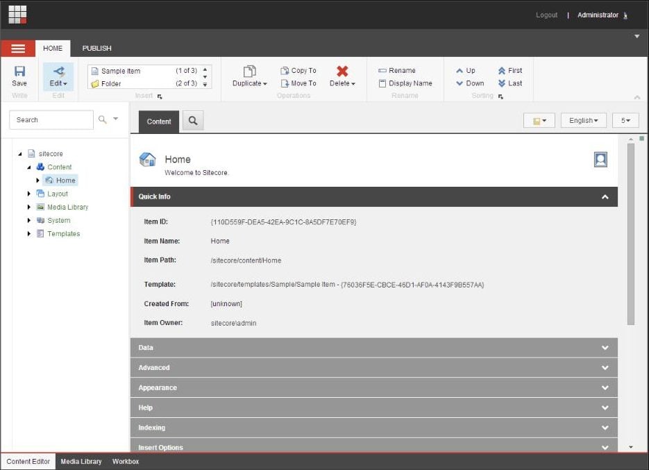 Sitecore 10.4 - the Content Editor most of us have been looking at for a decade.
